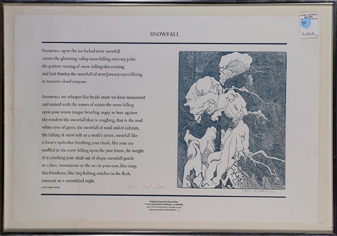 Snowfall, Joyce Carol Oates and Tom Killion (1 of 1)