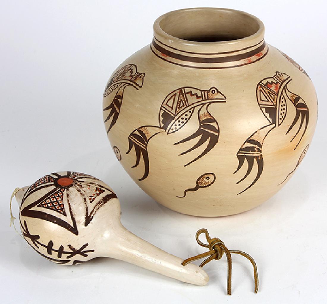 (lot of 2) Native American Hopi olla (1 of 5)