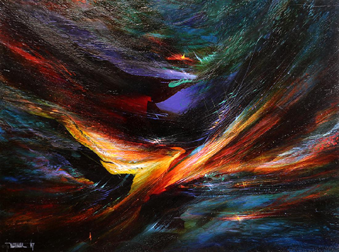 Painting, Leonardo Nierman (1 of 4)