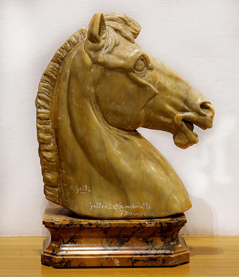 Sculpture, Roman Horse Head (1 of 6)