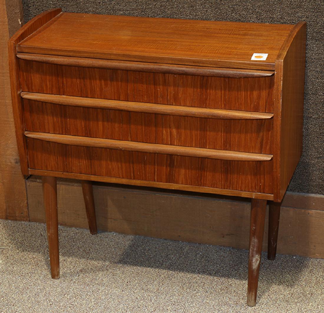 Mid-Century Modern teak console table, the rectangular (1 of 3)