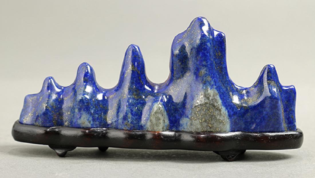 Chinese Lapis Lazuli Brush Rest (1 of 5)