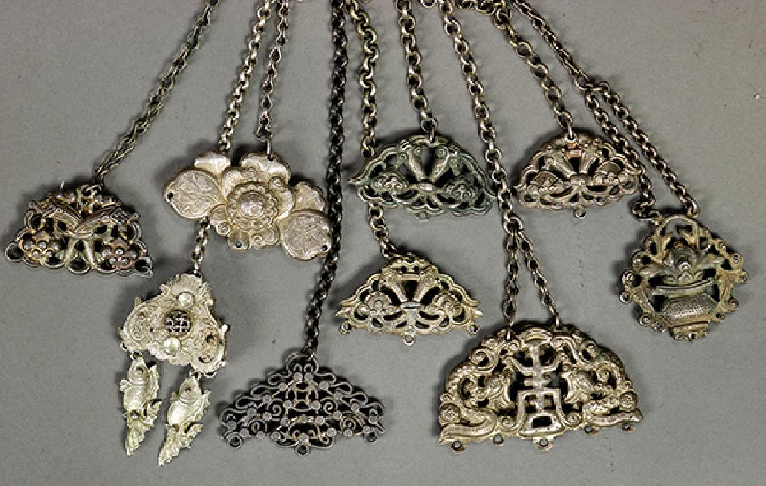 Chinese Silver Pendents (1 of 2)