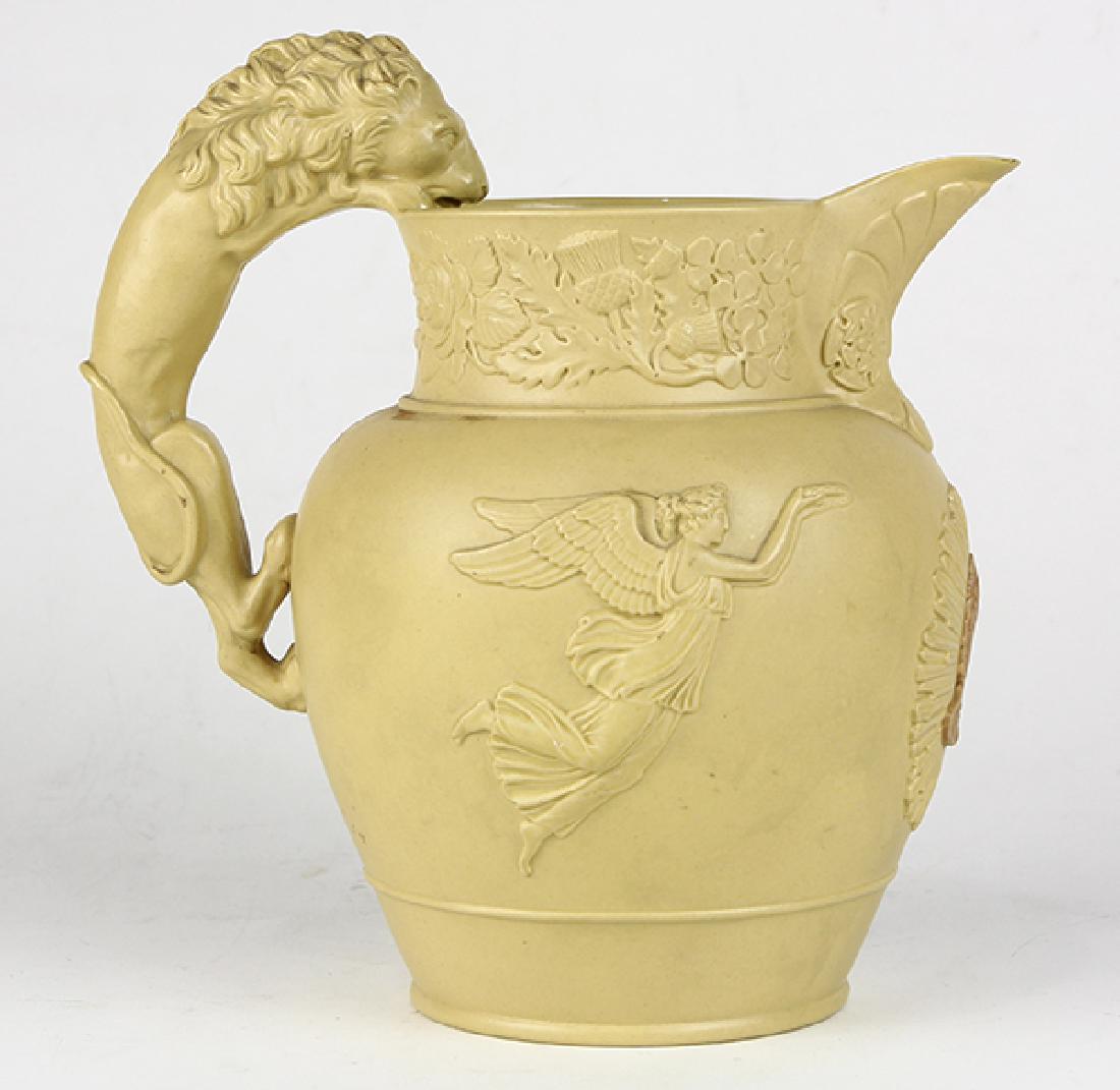 English stoneware salt glazed jug (1 of 3)