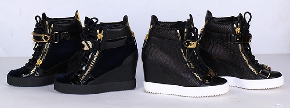 (lot of 4) Two pairs of Giuseppe Zanotti wedge fashion (1 of 5)