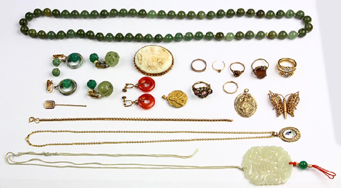 (Lot of 19) Multi-stone, metal and gold-filled jewelry (1 of 2)