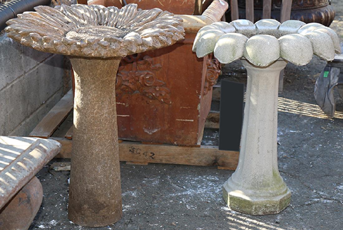 (lot of 2) Bird bath group (1 of 3)