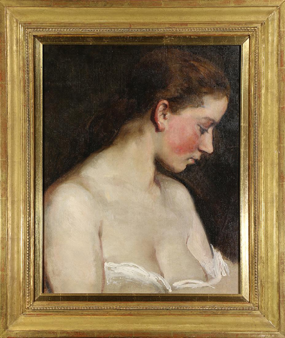 Painting, Attributed to Emile Signol (1 of 1)