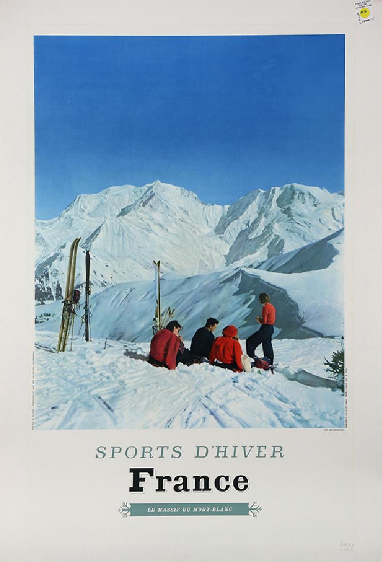 Vintage French Poster, Sports D'Hiver (1 of 1)