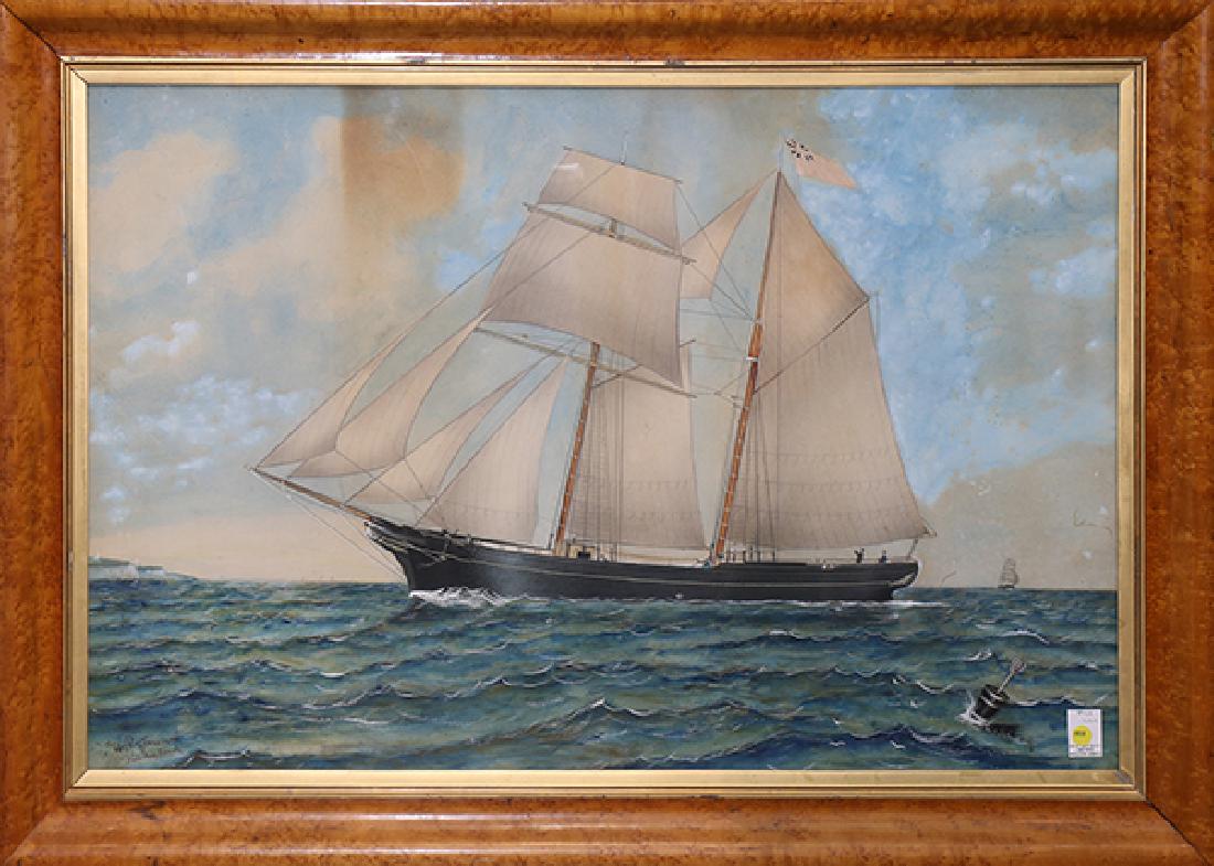 Work on Paper, Clipper Ship, H.P. Jensen Sunderland (1 of 1)