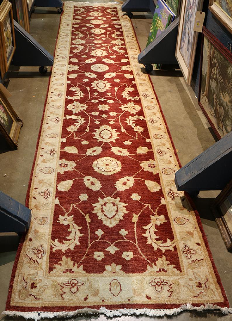 Pakistani Soltanabad runner, 3' x 16'6" (1 of 3)