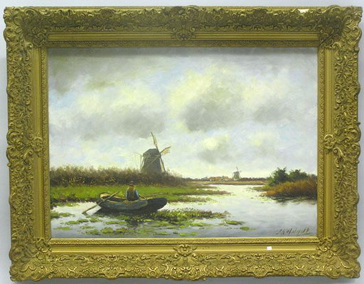 2146 Painting Dutch Genre Wolhoff Dec 03 2006 Clars Auction