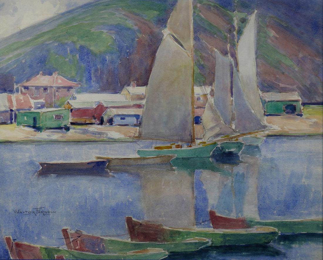 Watercolor, Walter Farndon (1 of 4)