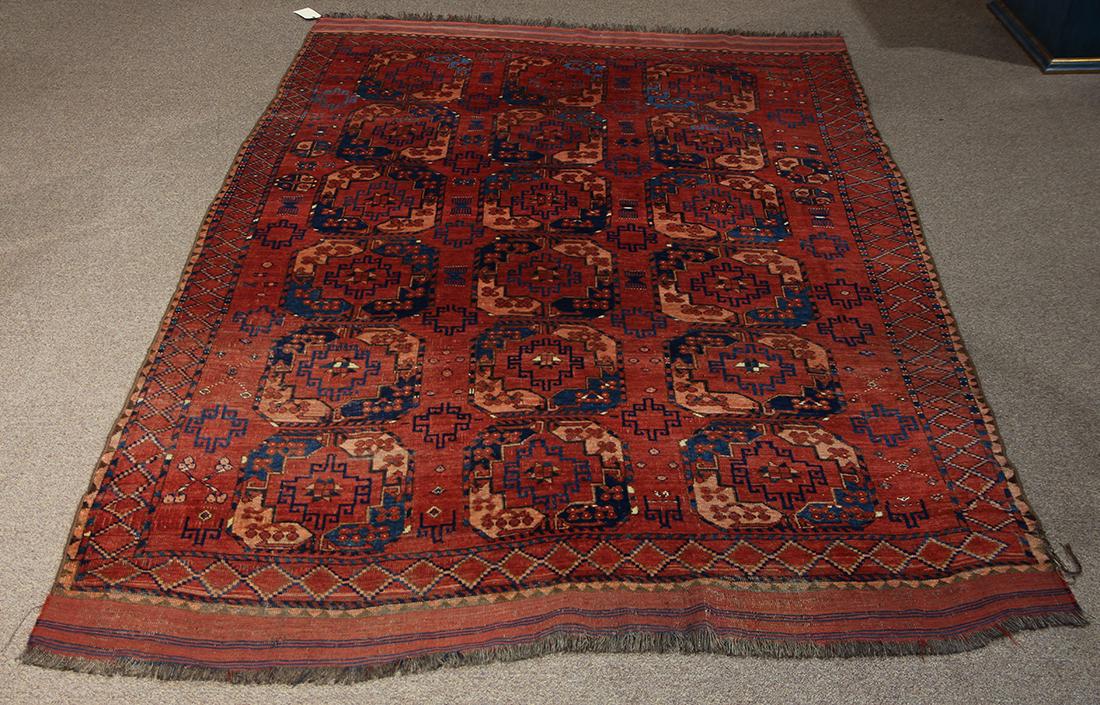 Antique Afghan Ersari carpet (1 of 4)