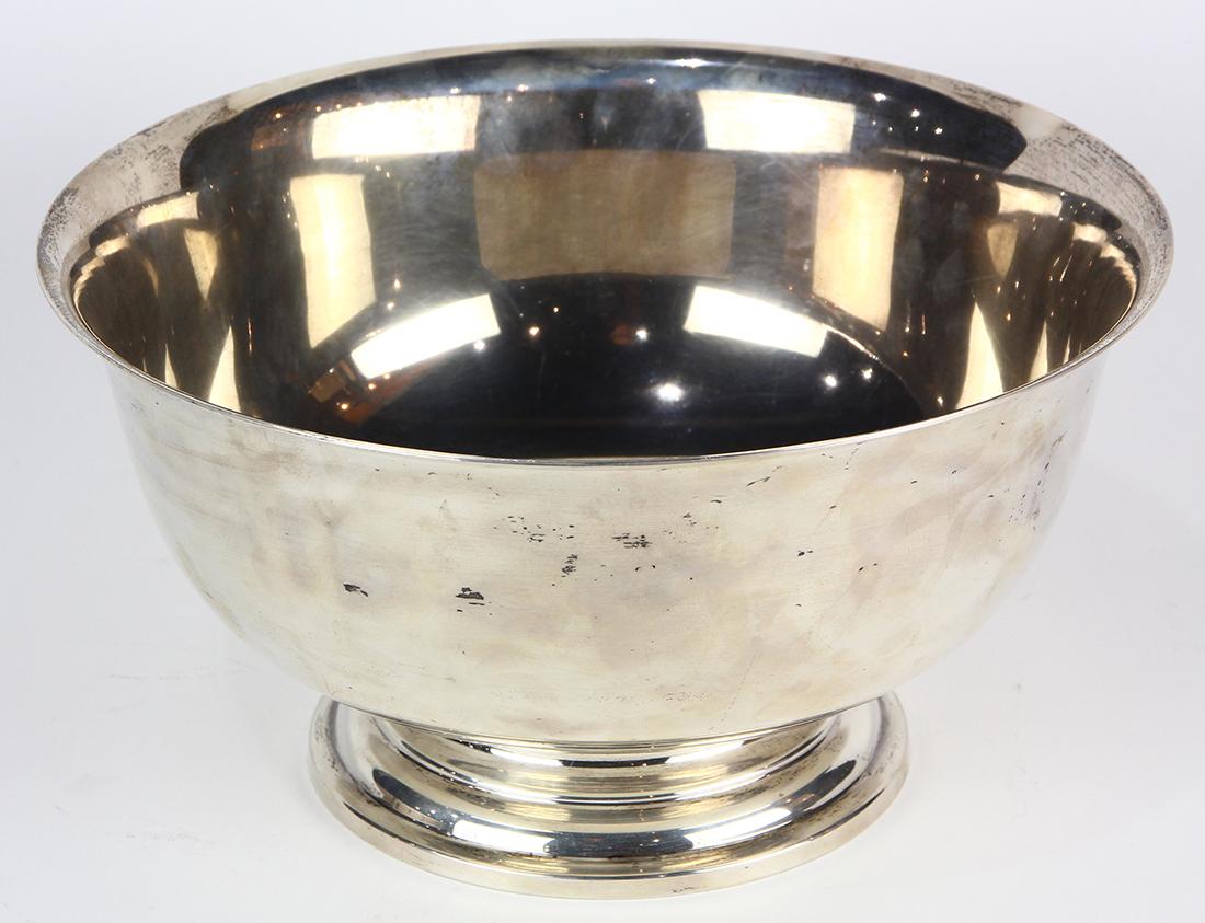 Shreve & Co. sterling silver footed bowl (1 of 2)