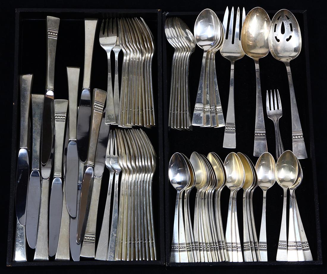 (lot of 75) Reed & Barton sterling flatware (1 of 2)