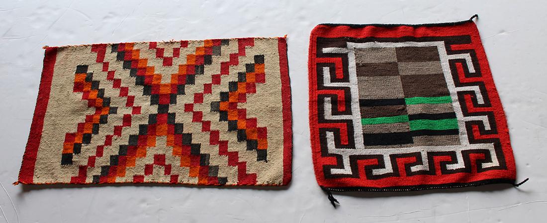 (lot of 2) Navajo woven mats (1 of 1)