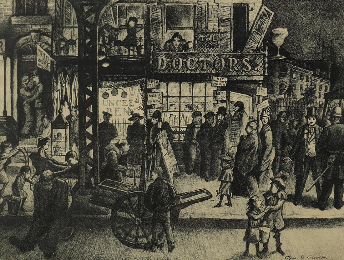 Print, Glenn Coleman, New York (1 of 5)