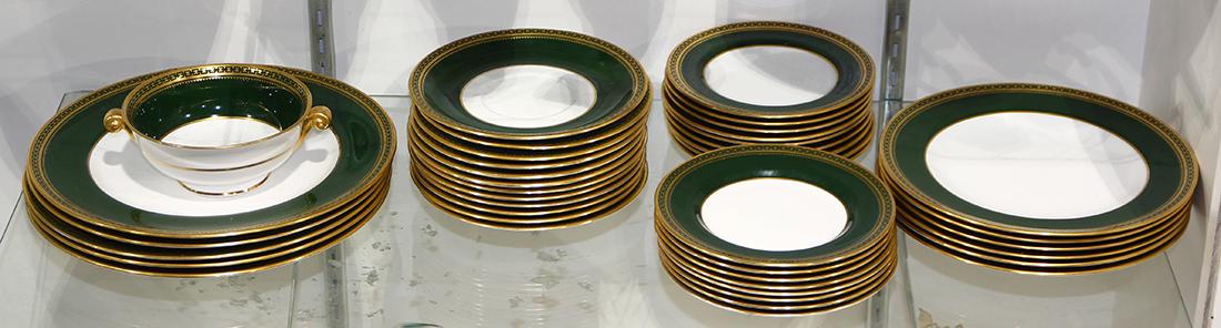 (lot of 41) Spode porcelain partial dinner service, (1 of 3)