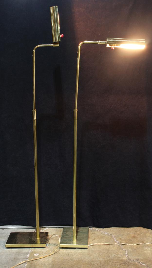 Pair of modern floor lamps, 46''h (1 of 2)