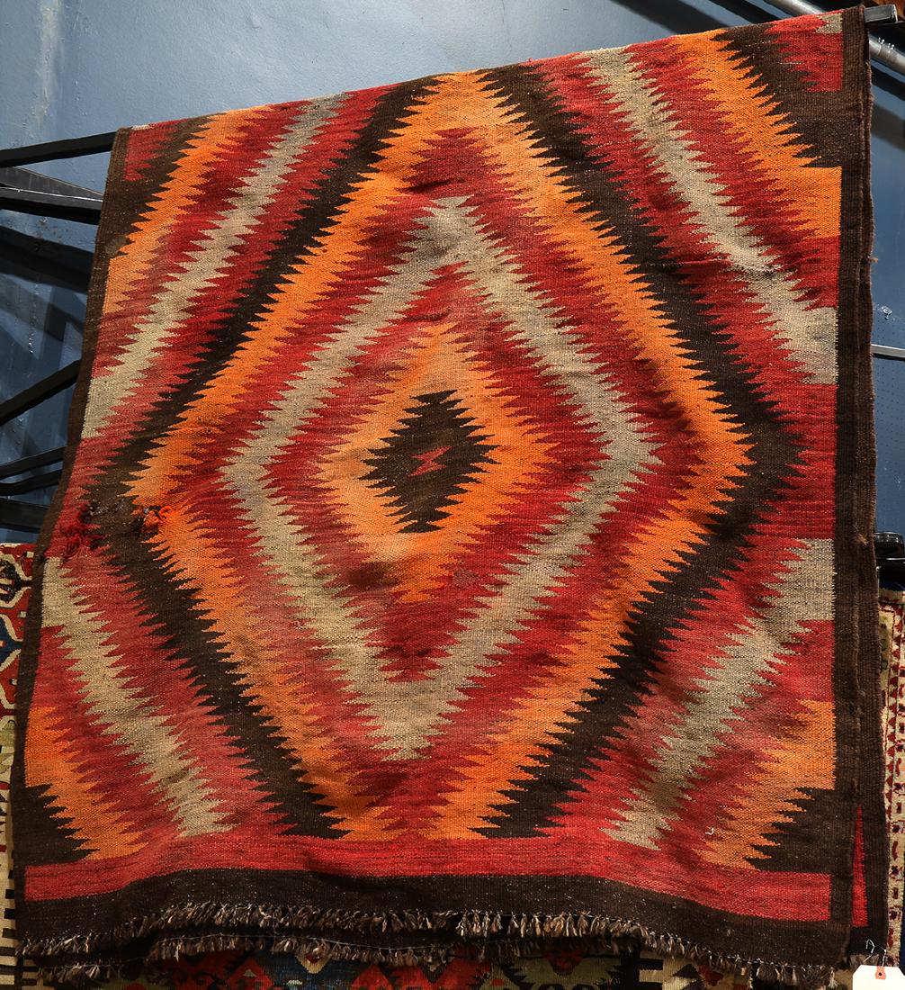 Turkish Kilim carpet, 4'5" x 9'1" (1 of 2)