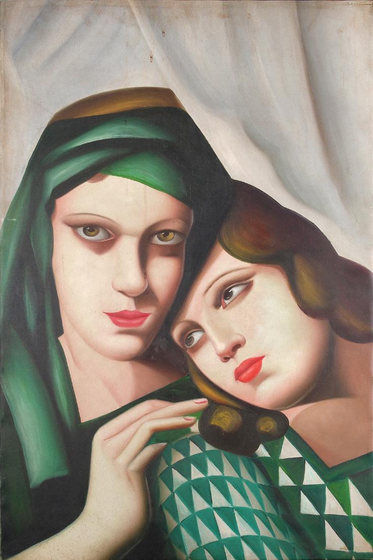 Painting, Manner of Tamara de Lempicka (1 of 1)
