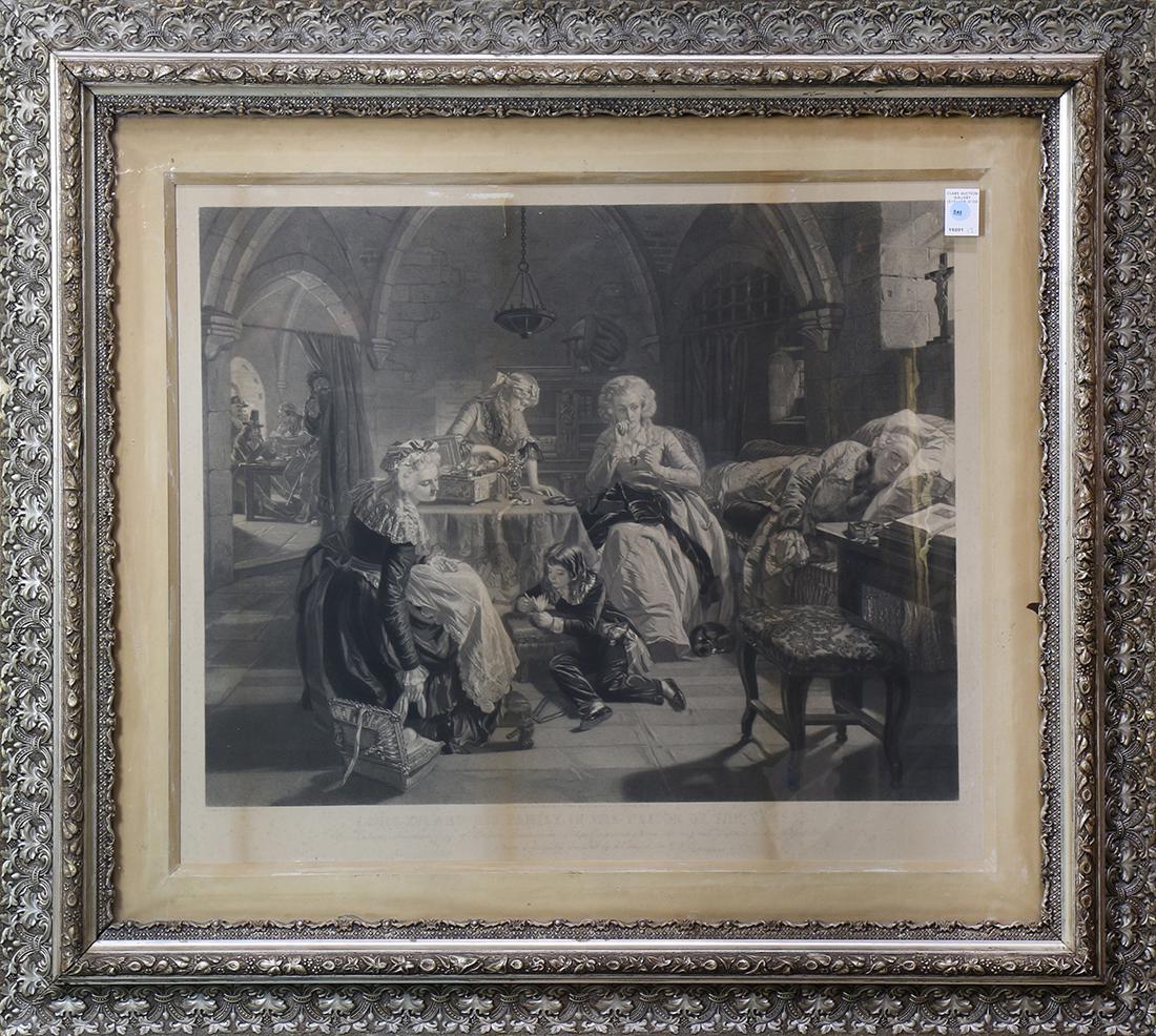 Louis XVI and Marie Antoinette in the Prison of the (1 of 1)