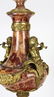 Pair of Louis XV style marble urns, each having a - 3