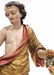 Spanish Colonial polychrome decorated and gilt carved - 3