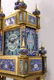 Custom cloisonne and gilt bronze tall case clock - 4