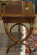 French Empire style mahogany library table - 3