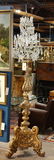 Monumental crystal and gilt candelabra - 3