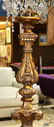 Monumental crystal and gilt candelabra - 5