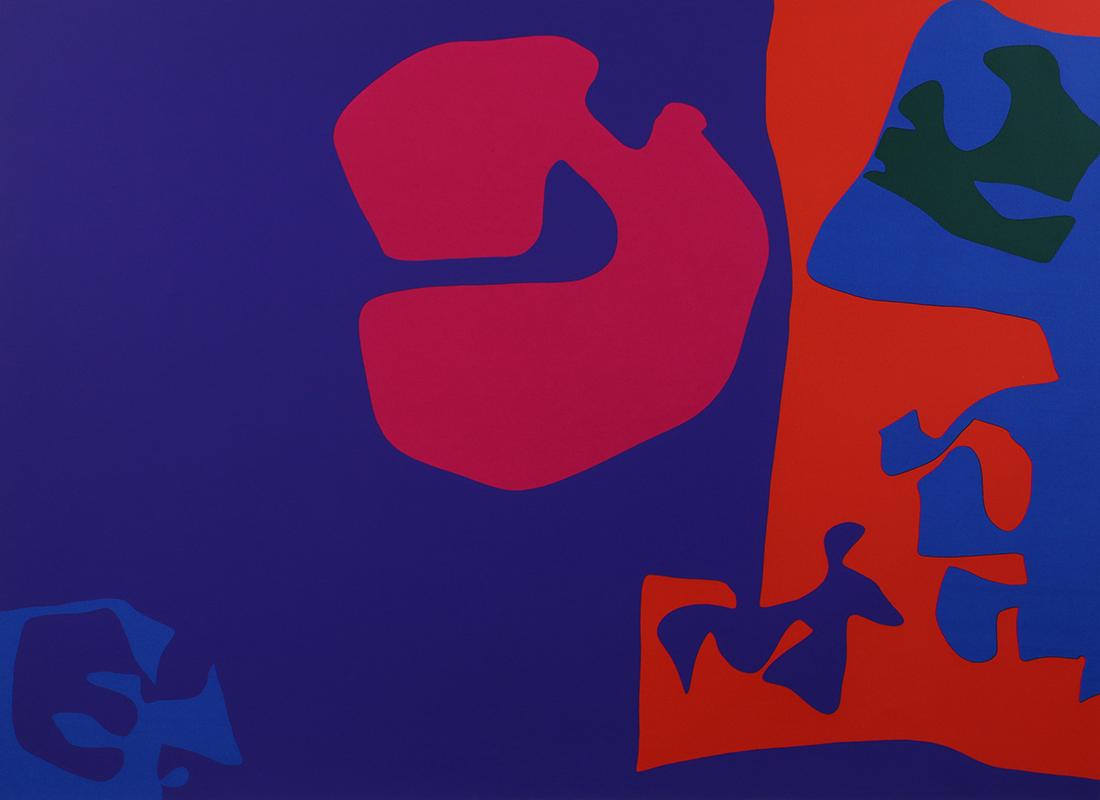 Print, Patrick Heron: Patrick Heron (British, 1920-1999), "January 17," 1973, screenprint, pencil signed and dated lower right, edition 5/72, sheet (overall/unframed): 27.25"h x 36"w. Provenace: Triton Museum of Art (Santa