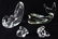 (Lot of 4) Crystal figural group