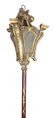 Pair of partial gilt and polychrome decorated Venetian - 3