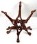 Mid Century carved occasional table - 2
