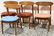 (lot of 4) Mid-Century Barzilay teak side chairs - 2