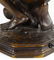Art Nouveau patinated bronze table lamp - 10
