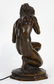 Art Nouveau patinated bronze table lamp - 6