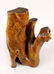 Burlwood figural sculpture and jardiniere, formed from - 5