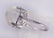 Moonstone, diamond and 14k white gold ring - 2