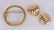 (Lot of 2) Diamond, 18k and 14k yellow gold jewelry