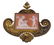 Victorian Etruscan Revival hardstone cameo, 14k yellow