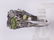 Peridot, amethyst, diamond and silver ring - 2
