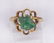 (Lot of 3) Diamond, emerald crystal, jade and yellow - 3