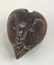 Japanese Wood Netsuke, Monkey, Mokugyo, 19c - 5