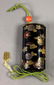 Japanese Five-section Inro, Cherry Blossoms on Black