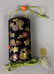 Japanese Five-section Inro, Cherry Blossoms on Black - 3