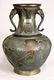Japanese Large Champleve Cloissonne Vase, Meiji